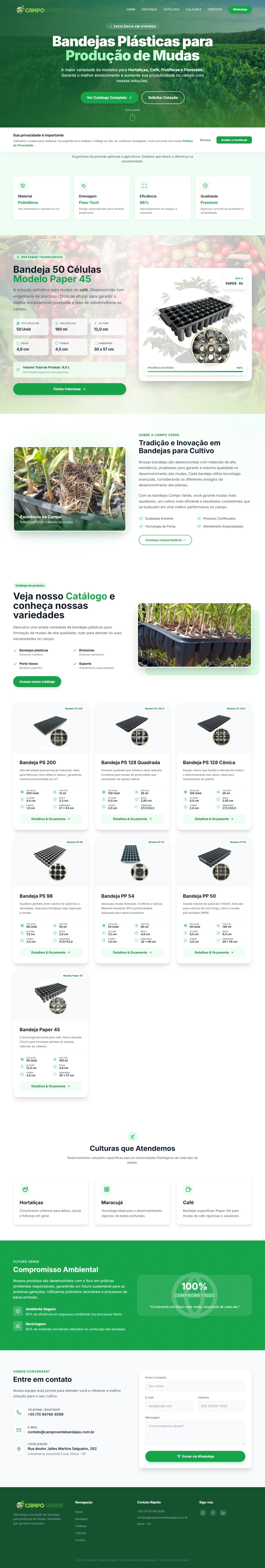 Campo Verde Bandejas